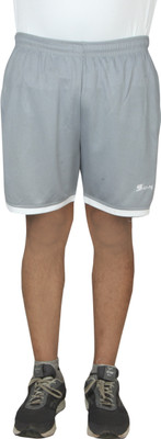 sampy Solid Men Grey Sports Shorts