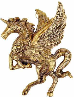 chhariya-crafts-antique-finish-flying-angel-horse-decorative-showpiece-20-cmbrass-gold