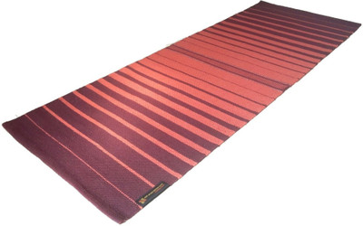 ASE YOGA INDIA Cotton Yoga Mat Classic Maroon 6 mm Yoga Mat