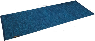 ASE YOGA INDIA Cotton Yoga Mat For Healty Life Blue 6 mm Yoga Mat