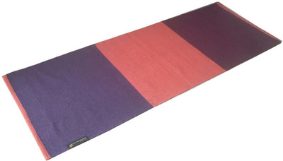 ASE YOGA INDIA Cotton Yoga Mat Organic Maroon 6 mm Yoga Mat