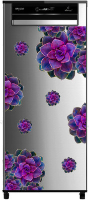 DivineDesigns 24 cm Bunch of Colorful Swirls Self Adhesive Sticker(Pack of 1)
