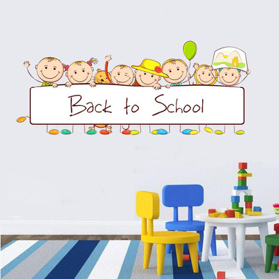 VCREATE DECOR 58 cm Back To School Removable Sticker(Pack of 1)