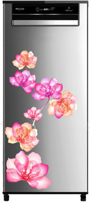 DivineDesigns 13 cm Bunch of Shining Flowers Self Adhesive Sticker(Pack of 1)
