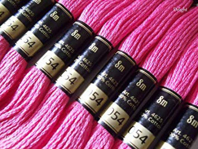 ANCHOR pink Thread(8 m Pack of10)
