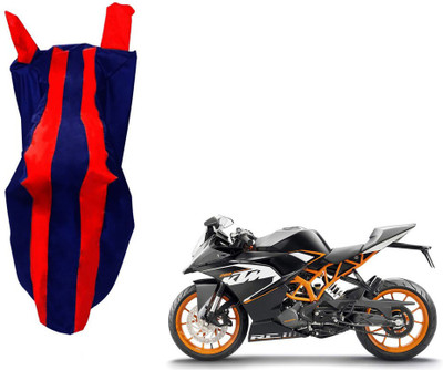 WolkomHome Two Wheeler Cover for KTM(RC 200, Red, Blue)