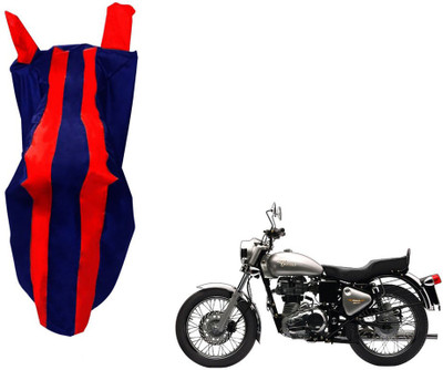 WolkomHome Two Wheeler Cover for Royal Enfield(Twin spark, Red, Blue)