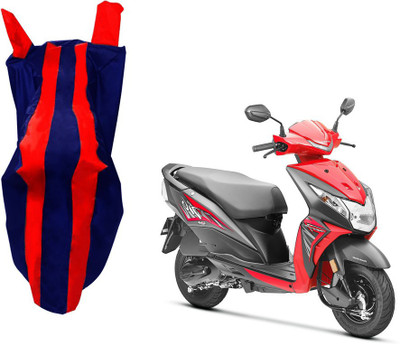WolkomHome Two Wheeler Cover for Honda(Deo, Red, Blue)