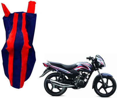 WolkomHome Two Wheeler Cover for TVS(Sport, Red, Blue)