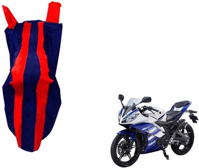 WolkomHome Two Wheeler Cover for Yamaha(YZF R15 S, Red, Blue)