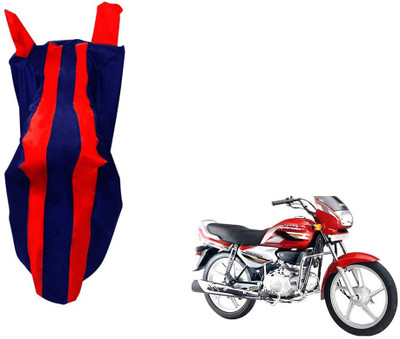 WolkomHome Two Wheeler Cover for Hero(Super Splendor, Red, Blue)