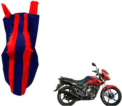 WolkomHome Two Wheeler Cover for TVS(Flame DS 125, Red, Blue)