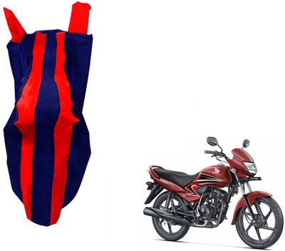 WolkomHome Two Wheeler Cover for Hero(Dream Yuga, Red, Blue)