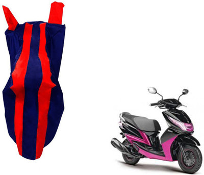 WolkomHome Two Wheeler Cover for Yamaha(Ray, Red, Blue)