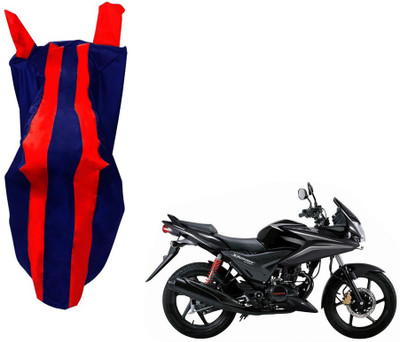 WolkomHome Two Wheeler Cover for Hero(CBF, Red, Blue)
