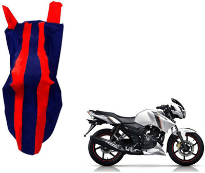 WolkomHome Two Wheeler Cover for TVS(Apache RTR 160, Red, Blue)