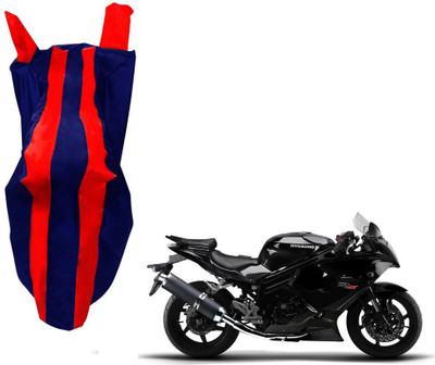 WolkomHome Two Wheeler Cover for Hyosung(GT650R, Red, Blue)