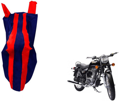 WolkomHome Two Wheeler Cover for Royal Enfield(Electra Delux, Red, Blue)