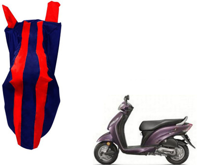 WolkomHome Two Wheeler Cover for Hero(Activa i, Red, Blue)