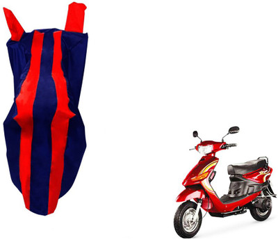 WolkomHome Two Wheeler Cover for Indus(Yo Spark, Red, Blue)