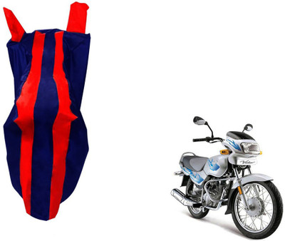 WolkomHome Two Wheeler Cover for TVS(Victor New, Red, Blue)