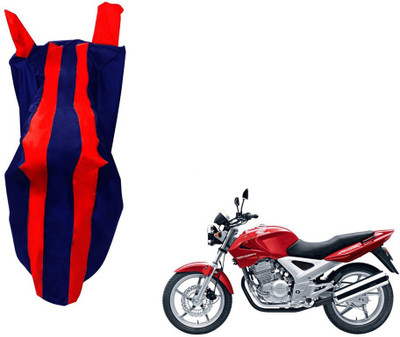 WolkomHome Two Wheeler Cover for Hero(CB Twister, Red, Blue)