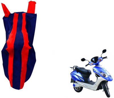 WolkomHome Two Wheeler Cover for Lohia(Fame, Red, Blue)
