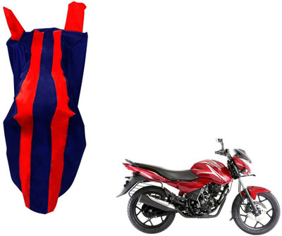 WolkomHome Two Wheeler Cover for Bajaj(Discover 150 s, Red, Blue)
