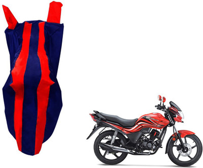 WolkomHome Two Wheeler Cover for Hero(Passion, Red, Blue)