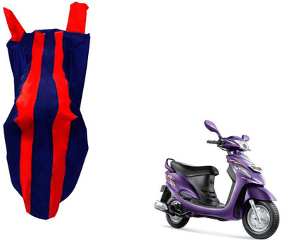 WolkomHome Two Wheeler Cover for Mahindra(Rodeo, Red, Blue)