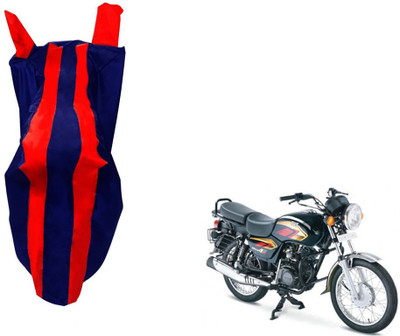 WolkomHome Two Wheeler Cover for TVS(Max 4R, Red, Blue)