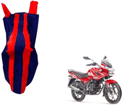 WolkomHome Two Wheeler Cover for Bajaj(Discover 150 f, Red, Blue)