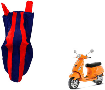 WolkomHome Two Wheeler Cover for Piaggio(Vespa, Red, Blue)