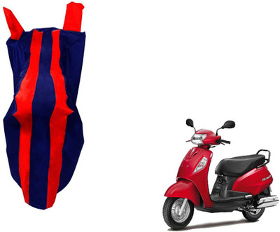 WolkomHome Two Wheeler Cover for Suzuki(Access SE, Red, Blue)