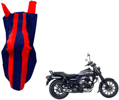 WolkomHome Two Wheeler Cover for Bajaj(Avenger 150 Street, Red, Blue)