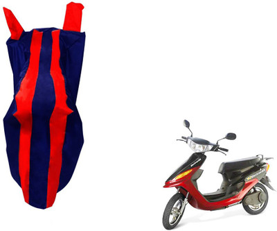 WolkomHome Two Wheeler Cover for Indus(Yo Electron, Red, Blue)