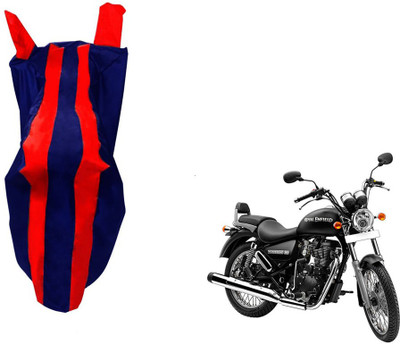WolkomHome Two Wheeler Cover for Royal Enfield(Thunderbird 350, Red, Blue)