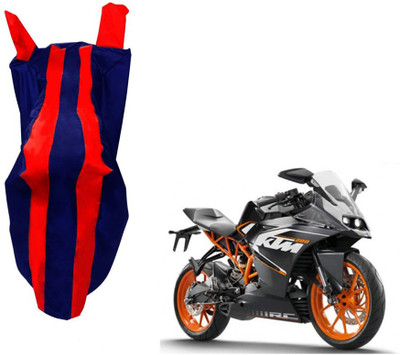WolkomHome Two Wheeler Cover for KTM(RC 390, Red, Blue)