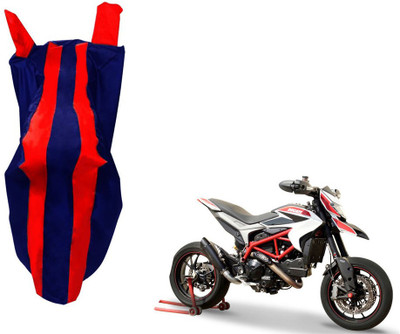 WolkomHome Two Wheeler Cover for Ducati(Hyperstrada, Red, Blue)