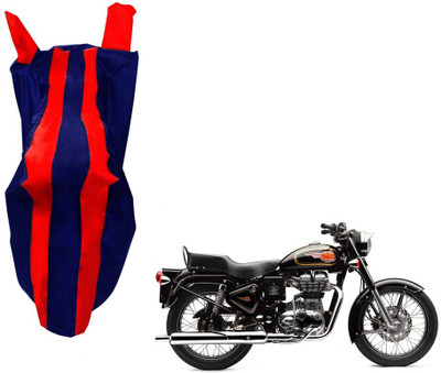 WolkomHome Two Wheeler Cover for Royal Enfield(Classic 350, Red, Blue)