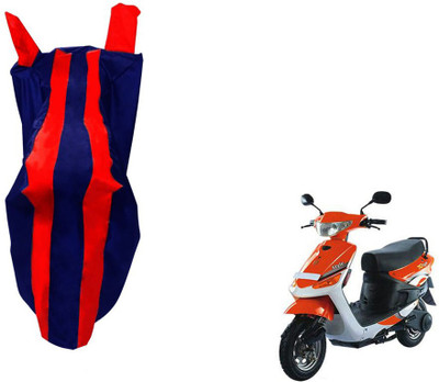 WolkomHome Two Wheeler Cover for Indus(Yo Style, Red, Blue)