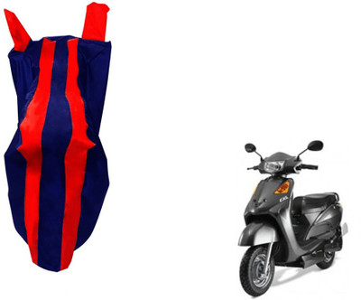 WolkomHome Two Wheeler Cover for Indus(Yo, Red, Blue)