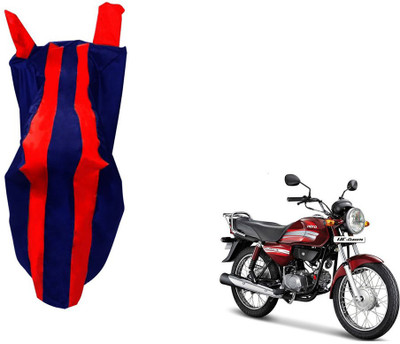 WolkomHome Two Wheeler Cover for Hero(HF Dawn, Red, Blue)