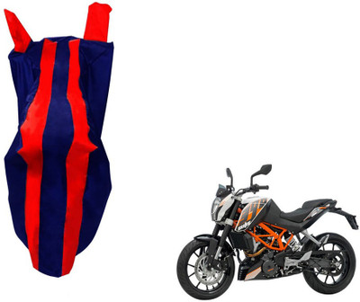 WolkomHome Two Wheeler Cover for KTM(Duke 390, Red, Blue)