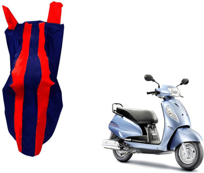WolkomHome Two Wheeler Cover for Suzuki(Access, Red, Blue)