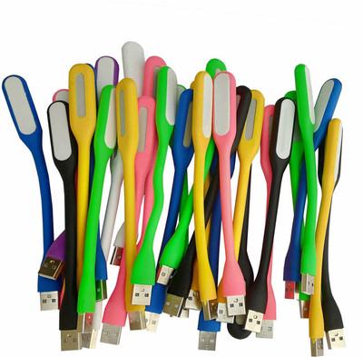 PickTheDeal Combo of 30 Flexible Portable Bendable Lamp USB LED Light (Torch Gadget) (Color May Vary) Flexible LED 30pic USB Cable(Multicolor)