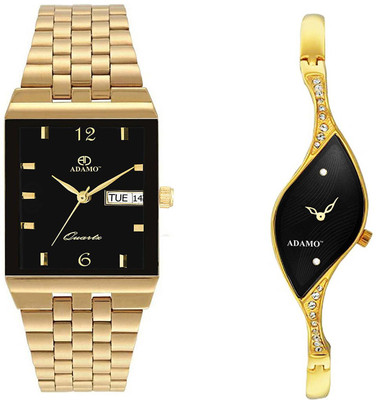 ADAMO 1918YM02-9710YM02 Analog Watch  - For Couple