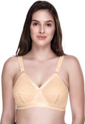 SONA SL-DELICATE-SUPER Women Full Coverage Non Padded Bra(Beige)