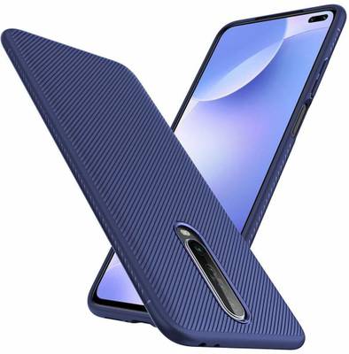 Wellpoint Back Cover for POCO X2, X 2, Plain, Case, Cover  (Blue, Grip Case)