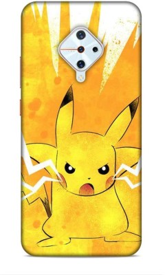 Trinetra Back Cover for Vivo S1 Pro (Pikachu /Cartoon / Pokemon)(Yellow, Hard Case, Pack of: 1)